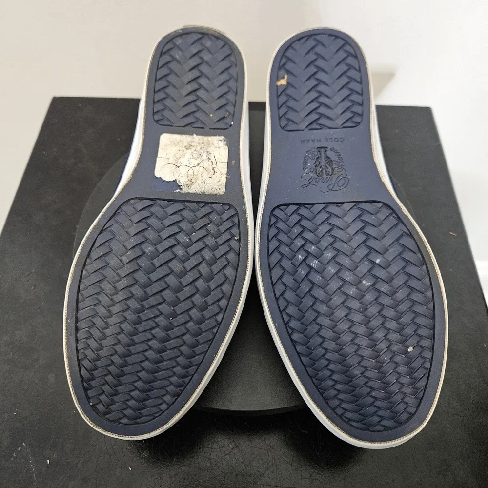 Cole‎ Haan Grand.OS Pinch Weekender Penny Loafer Shoes Womens 10.5 B Blue W11558